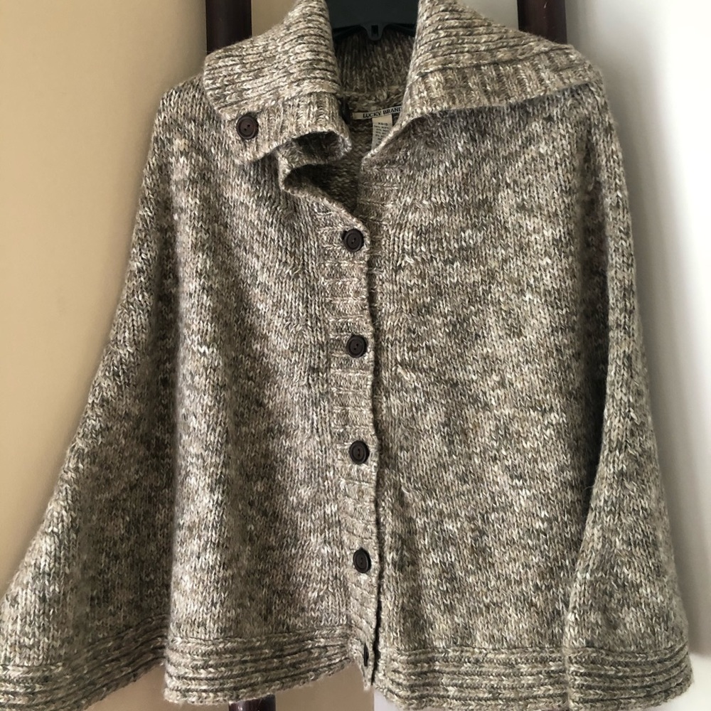 Lucky Brand Button Down Poncho